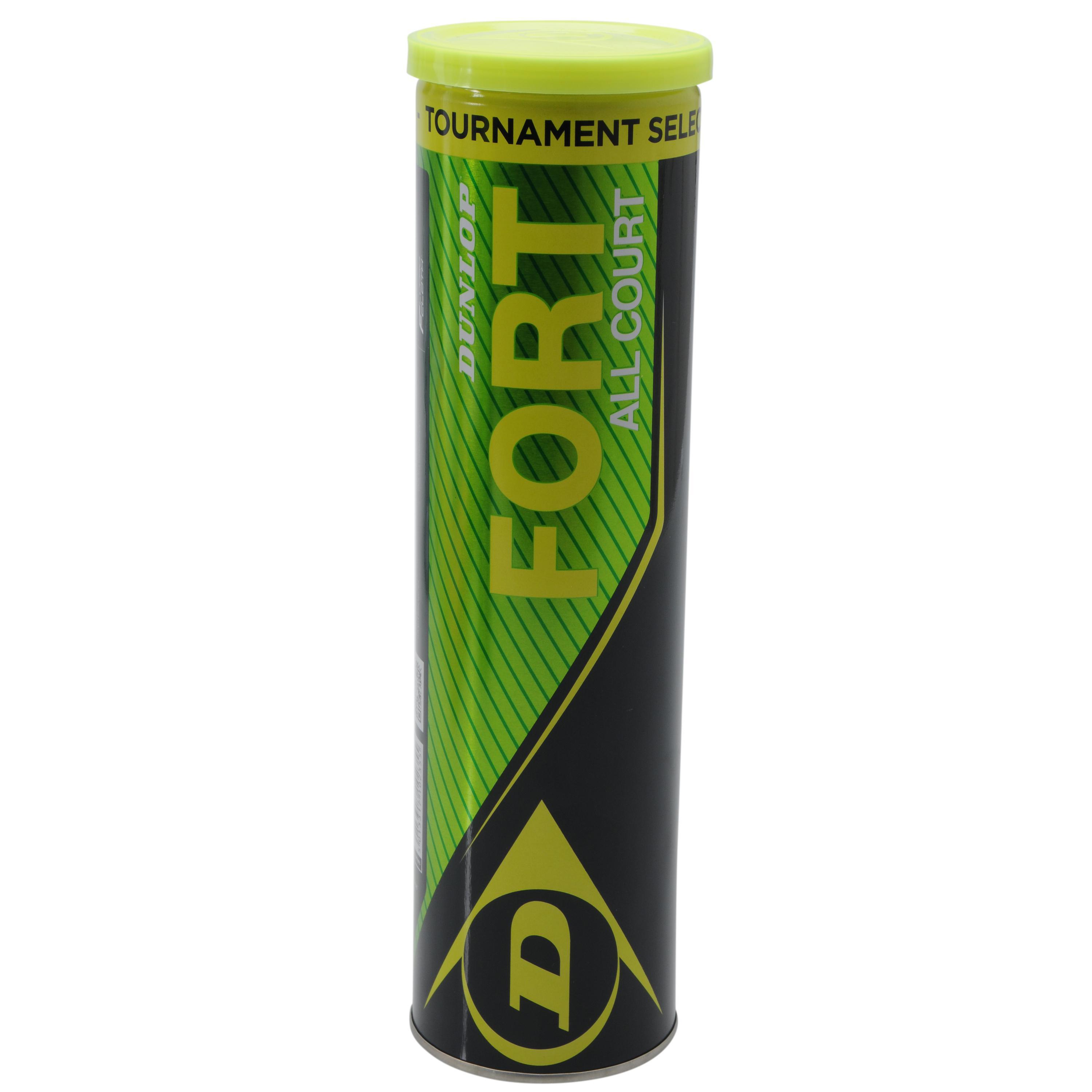 Dunlop Fort All Court Tournament Select Tennis Balls (4 Ball Can) Quantity Deals Dunlop Fort All Court Tournament Select Tennis Balls (4 Ball Can) Quantity Deals